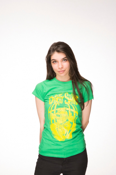 Tricou Girly Freakshow with yellow Freaky - Sol`s [1]