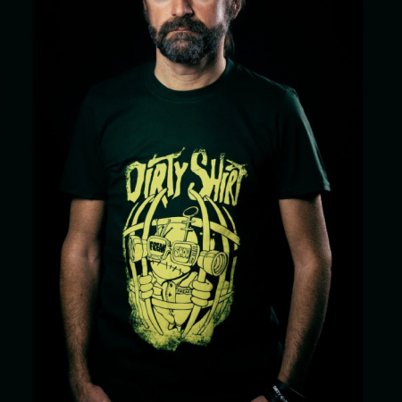 Tricouri - Tricou Freakshow with yellow Freaky - Sol`s