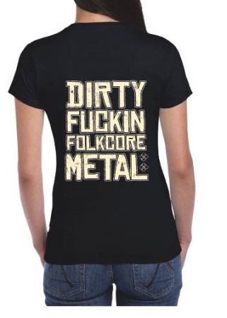 Tricou Girly Dirty Shirt Rastafarian [1]
