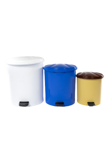Cos Gunoi Cu Pedala, Sterk, Plastic, Diferite Culori, 40 cm x 35 cm x 32 cm, 18L [4]