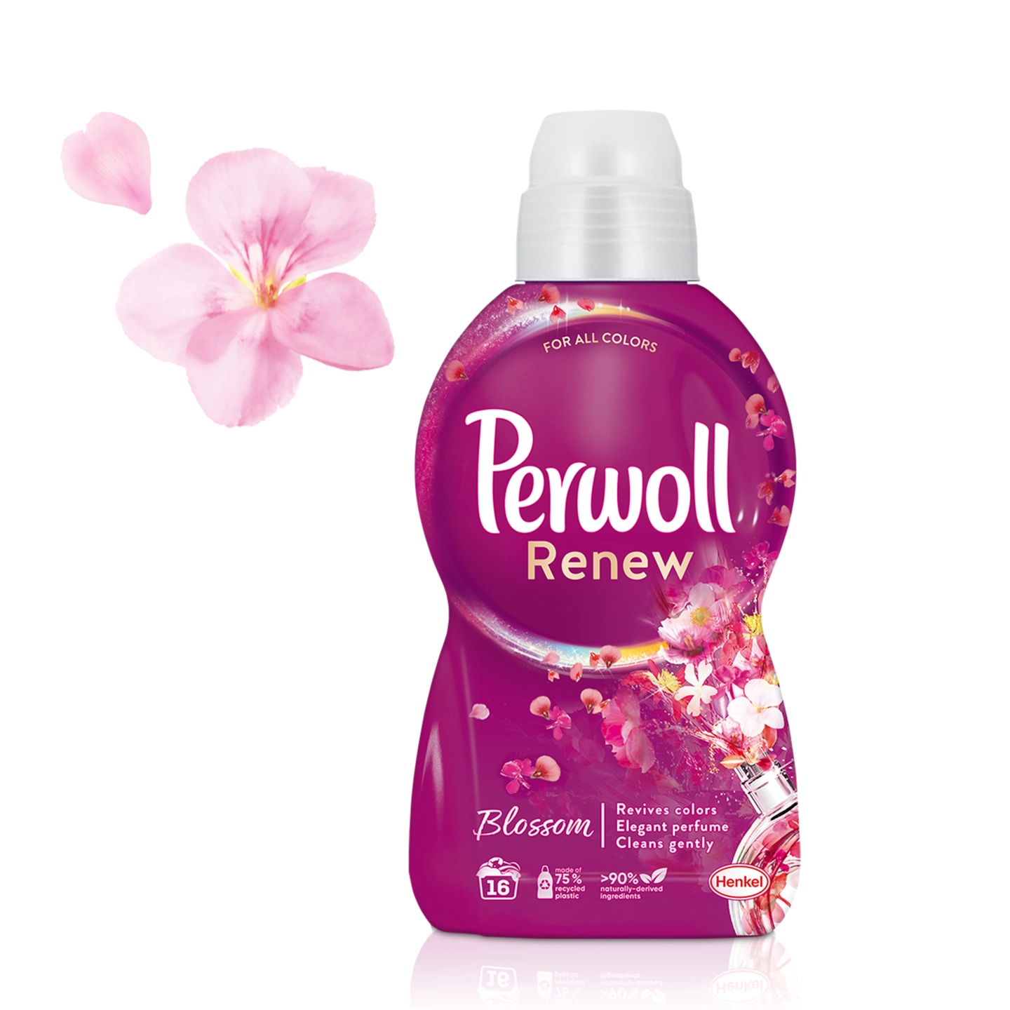 Detergent Lichid Pentru Rufe, Perwoll, Renew Blossom, 990 ml, 18 spalari [2]