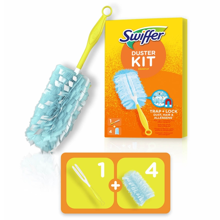 Kit Pentru Curatarea Prafului, Swiffer, Duster Trap & Lock [2]