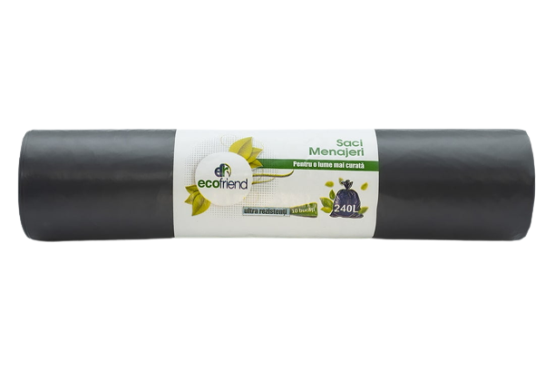 Saci Menajeri, EcoFriend, Diverse Culori, 240l, 10 saci/rola [4]