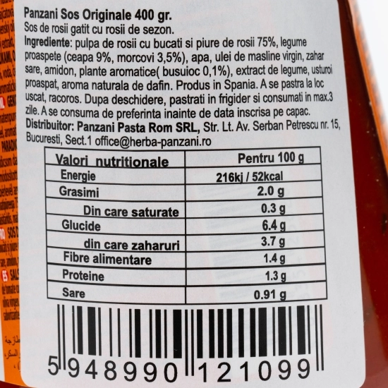 Sos Pentru Paste, Panzani, Originale, 400g [2]