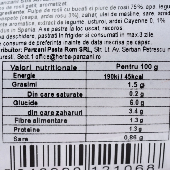 Sos Pentru Paste, Panzani, Arrabbiata, 400g [2]