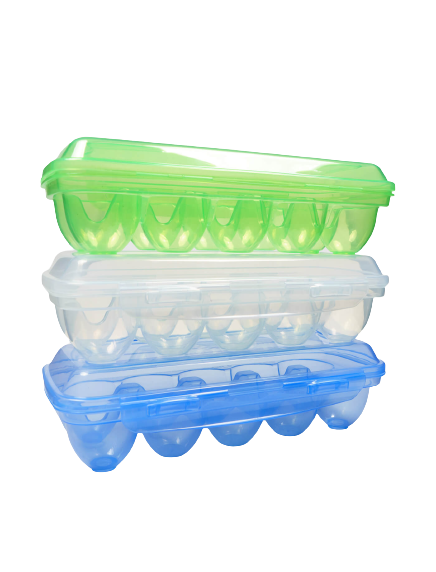 Suport 10 Oua, Sterk, Plastic, Diverse Culori, 27x12x7 cm [2]
