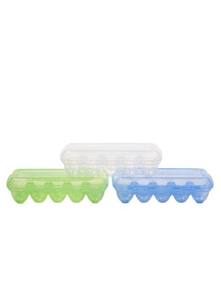 Suport 10 Oua, Sterk, Plastic, Diverse Culori, 27x12x7 cm [4]