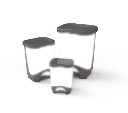 Pachete promo - Pachet Promo, Sterk, Cosuri De Gunoi Casandra, Plastic, Alb, 28L + 13L + 6L