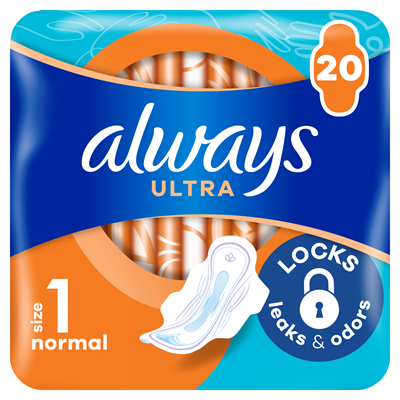 Ingrijire personala - Absorbante, Always, Ultra, Marimea 1, 20 buc