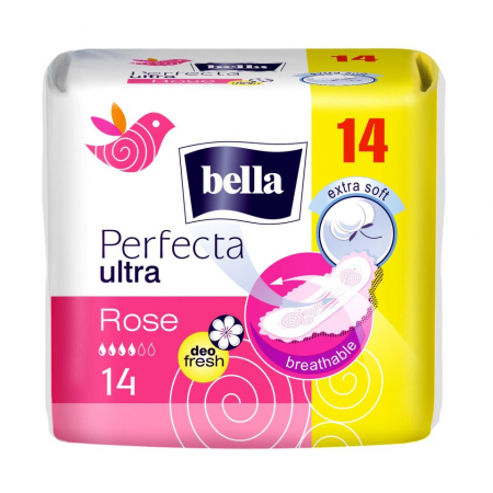 Ingrijire personala - Absorbante, Bella, Perfecta Ultra Rose, 14 buc