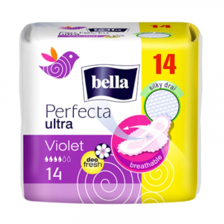 Ingrijire personala - Absorbante, Bella, Perfecta Ultra Violet, 14 buc
