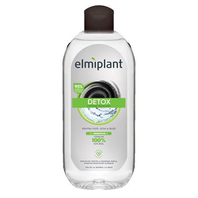 Ingrijirea tenului - Apa Micelara, Elmiplant, Detox, 400 ml