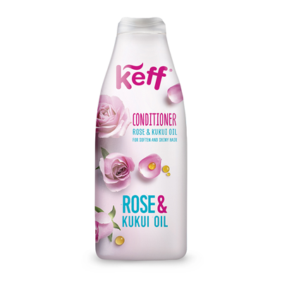 Ingrijire pentru el - Balsam De Par, Keff, Rose & Kukui Oil, 500 ml