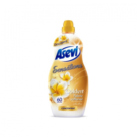 Detergent si balsam rufe - Balsam De Rufe, Asevi, Sensations Golden, 1.5L, 60 Spalari