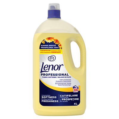 Balsam Pentru Rufe, Lenor Professional, Summer Breeze, 4L