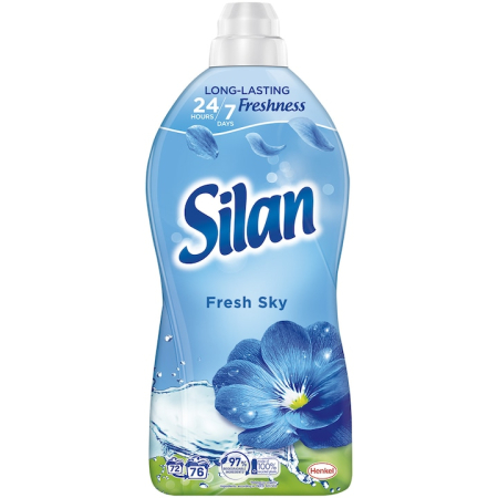 Detergenti - Balsam Pentru Rufe, Silan, Fresh Sky, 1.67 L, 76 Spalari