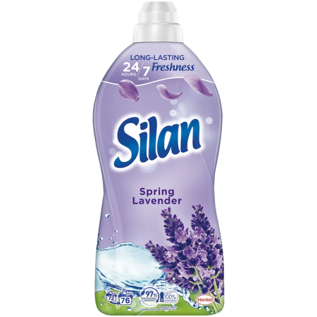 Detergenti - Balsam Pentru Rufe, Silan, Lavender, 1.67 L, 76 Spalari