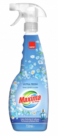 Detergent si balsam rufe - Balsam Pentru Rufe Umede / Uscate, Sano, Maxima For Dryer, Ultra Fresh, 750 ml