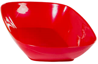 Accesorii bucatarie - Bol Snack Rosu, Sterk, Plastic, Diverse Dimensiuni