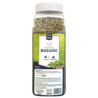 Condimente - Busuioc Maruntit, Metro Chef, 150g