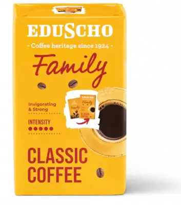 Cafea macinata - Cafea Prajita si Macinata, Eduscho Family, 250 g