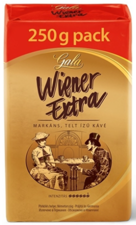 Cafea macinata - Cafea Prajita si Macinata, Gala Wiener Extra, 250 g