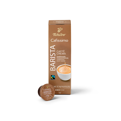 Capsule expresor - Capsule Cafea, Tchibo, Cafissimo, Barista, Caffe Crema, 80 g
