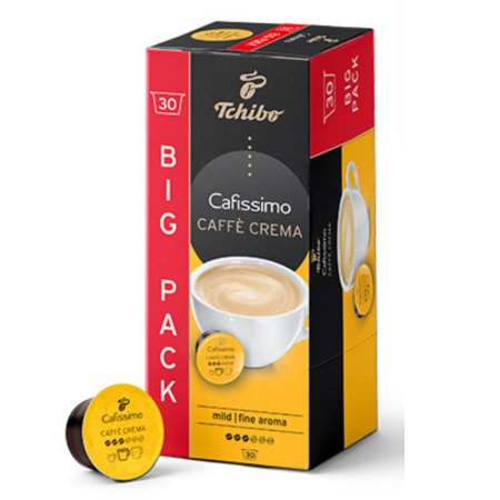 Capsule expresor - Capsule Cafea, Tchibo, Cafissimo, Caffe Crema Fine Aroma, 30x7g