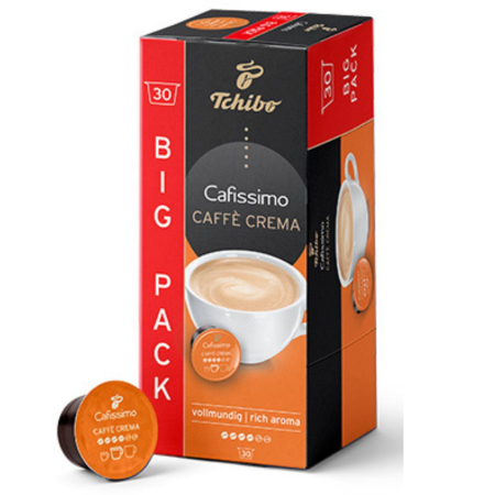 Capsule expresor - Capsule Cafea, Tchibo, Cafissimo, Caffe Crema Rich Aroma, 30x7g