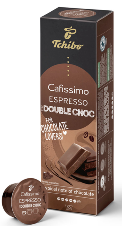 Capsule expresor - Capsule Cafea, Tchibo, Cafissimo, Espresso Double Choc, 10x8g