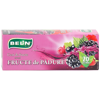 Cafea si ceai - Ceai Fructe De Padure, Belin, 40g