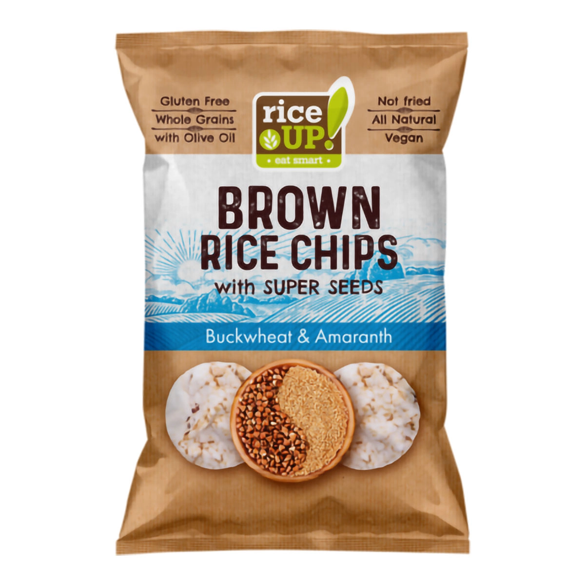 Bacanie - Chipsuri Din Orez Cu Amarant si Hrisca, RiseUP, 60g