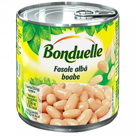 Bacanie - Conserva Fasole Alba, Bonduelle, 400g