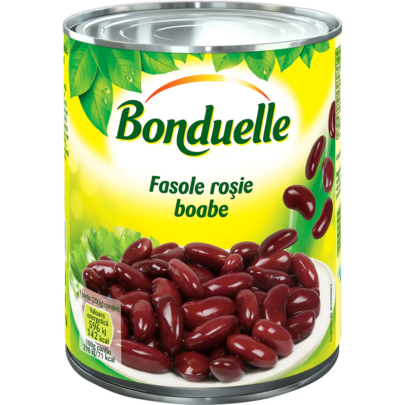 Bacanie - Conserva Fasole Rosie Boabe, Bonduelle, 800g