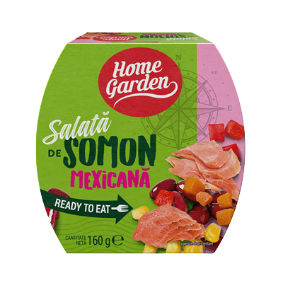 Bacanie - Conserva Peste, Home Garden, Salata Somon Mexicana, 160g