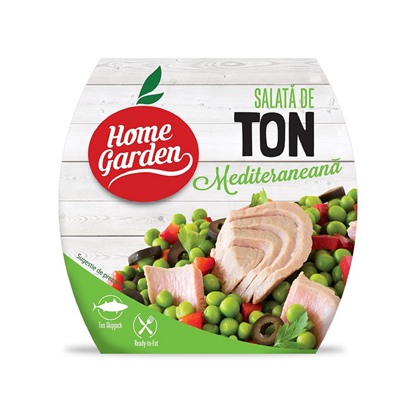 Bacanie - Conserva Peste, Home Garden, Salata Ton Mediteraneana, 160g
