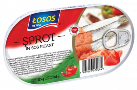 Conserve - Conserva Peste, Sprot In Sos Picant, Losos, 175g