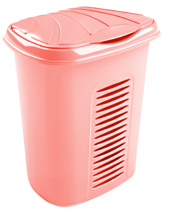 Depozitare si organizare - Cos De Rufe, Scoica, Sterk, Plastic, Rosu, 54 x 46.5 x 35.5 cm