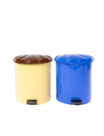 Cos Gunoi Cu Pedala, Sterk, Plastic, Diferite Culori, 24 cm x 21 cm x 16 cm, 5L [3]