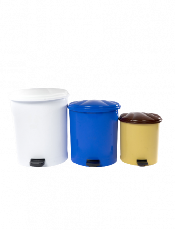 Cos Gunoi Cu Pedala, Sterk, Plastic, Diferite Culori, 40 cm x 35 cm x 32 cm, 18L [3]