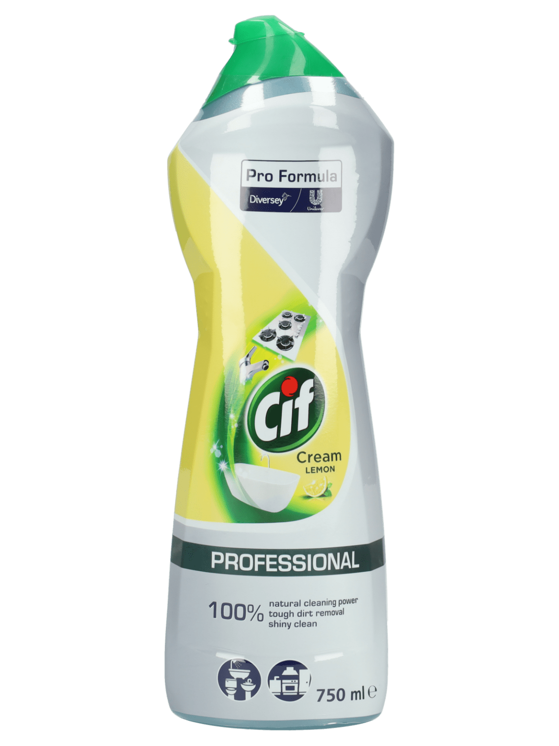 Casa si curatenie - Crema Non-Abraziva Pentru Curatat, Cif Proffesional, Lemon, 750 ml