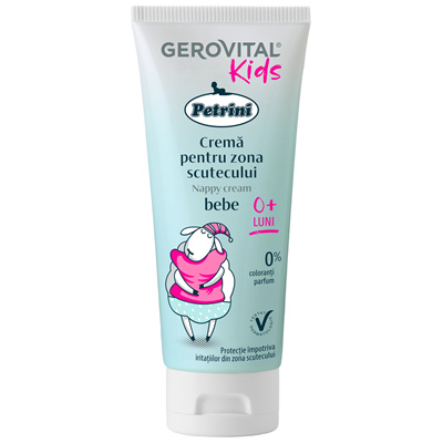 Ingrijire bebe - Crema Pentru Zona Scutecelui, Gerovital Kids, 100 ml
