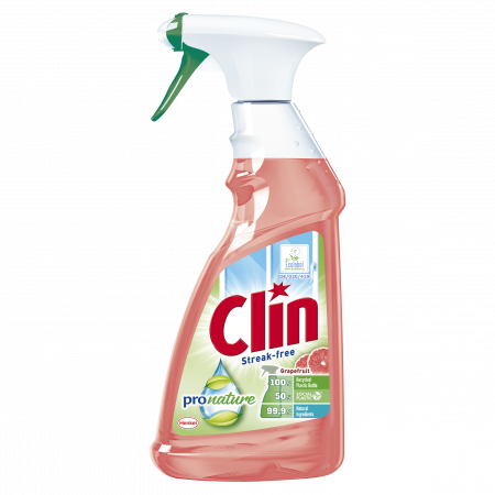 Detergenti locuinta - Detergent Geamuri, Clin, Glass, Pro Nature, Grape Fruit, 500 ml