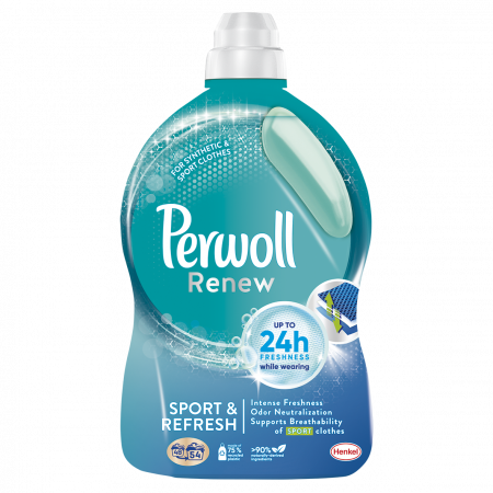 Detergent si balsam rufe - Detergent Lichid Pentru Rufe, Perwoll, Renew Fresh, 2.97 l, 54 spalari
