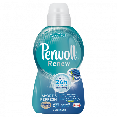 Detergent si balsam rufe - Detergent Lichid Pentru Rufe, Perwoll, Renew Fresh, 990 ml, 18 spalari