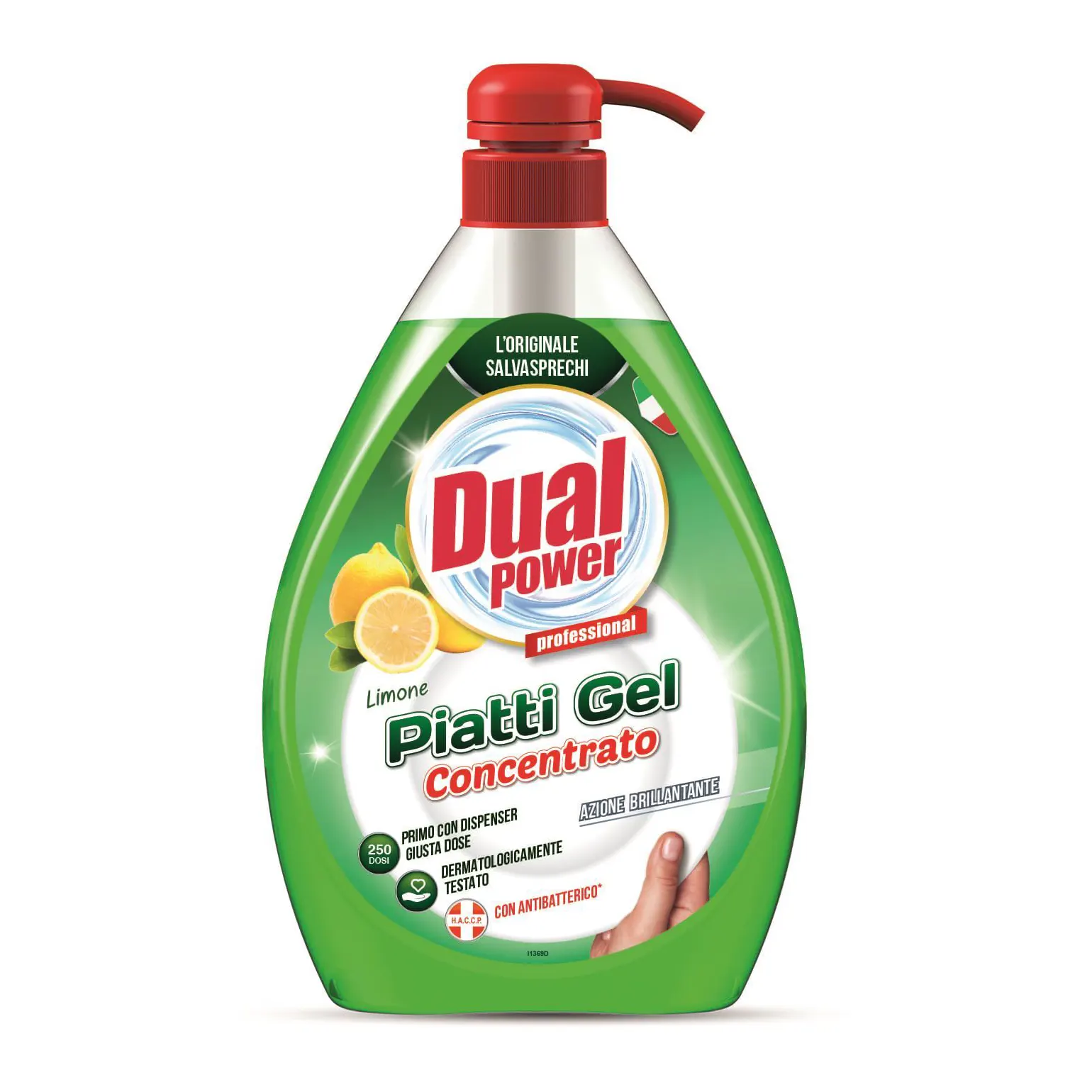 Casa si curatenie - Detergent Lichid Pentru Vase, Dual Power, Lamaie, 1L