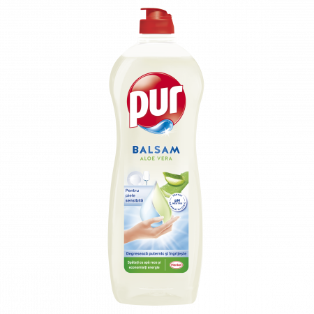 Casa si curatenie - Detergent Lichid Pentru Vase, Pur, Balsam Aloe Vera, 750 ml