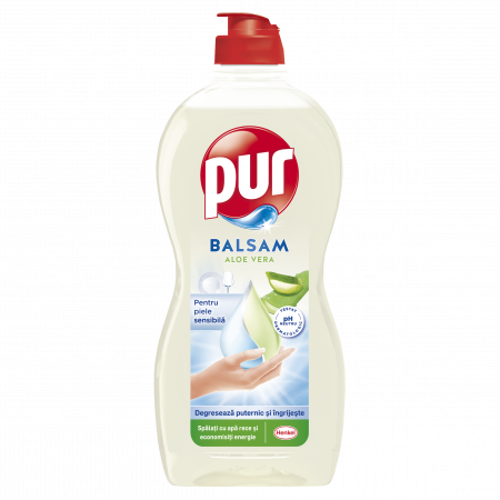 Casa si curatenie - Detergent Lichid Pentru Vase, Pur, Balsam Aloe Vera, 450 ml