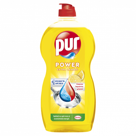 Casa si curatenie - Detergent Lichid Pentru Vase, Pur, Duo Power Lemon, 1.2 L