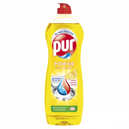 Casa si curatenie - Detergent Lichid Pentru Vase, Pur, Duo Power Lemon, 750ml